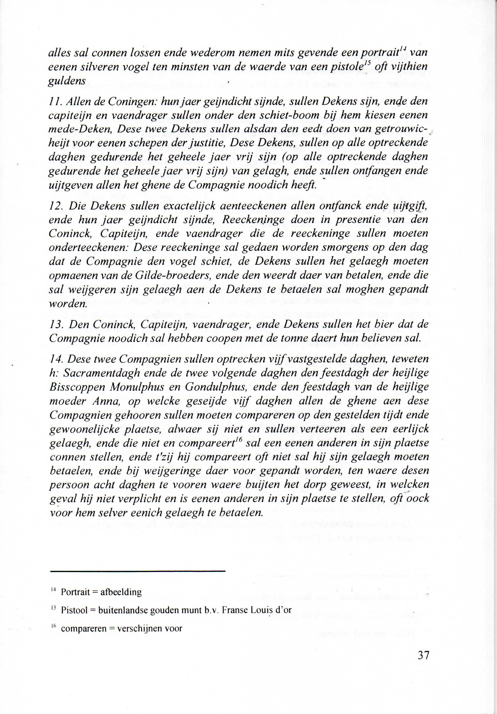 Schutterijreglement van Achel 1755 0002 page 007